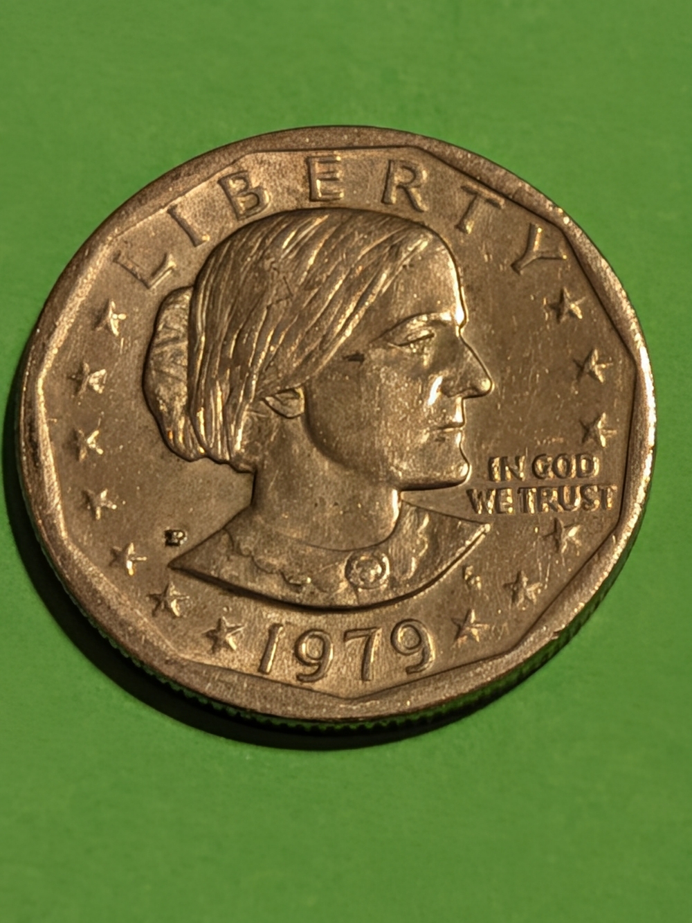 1979 P Susan B. Anthony Coin - Wide Rim Near Date